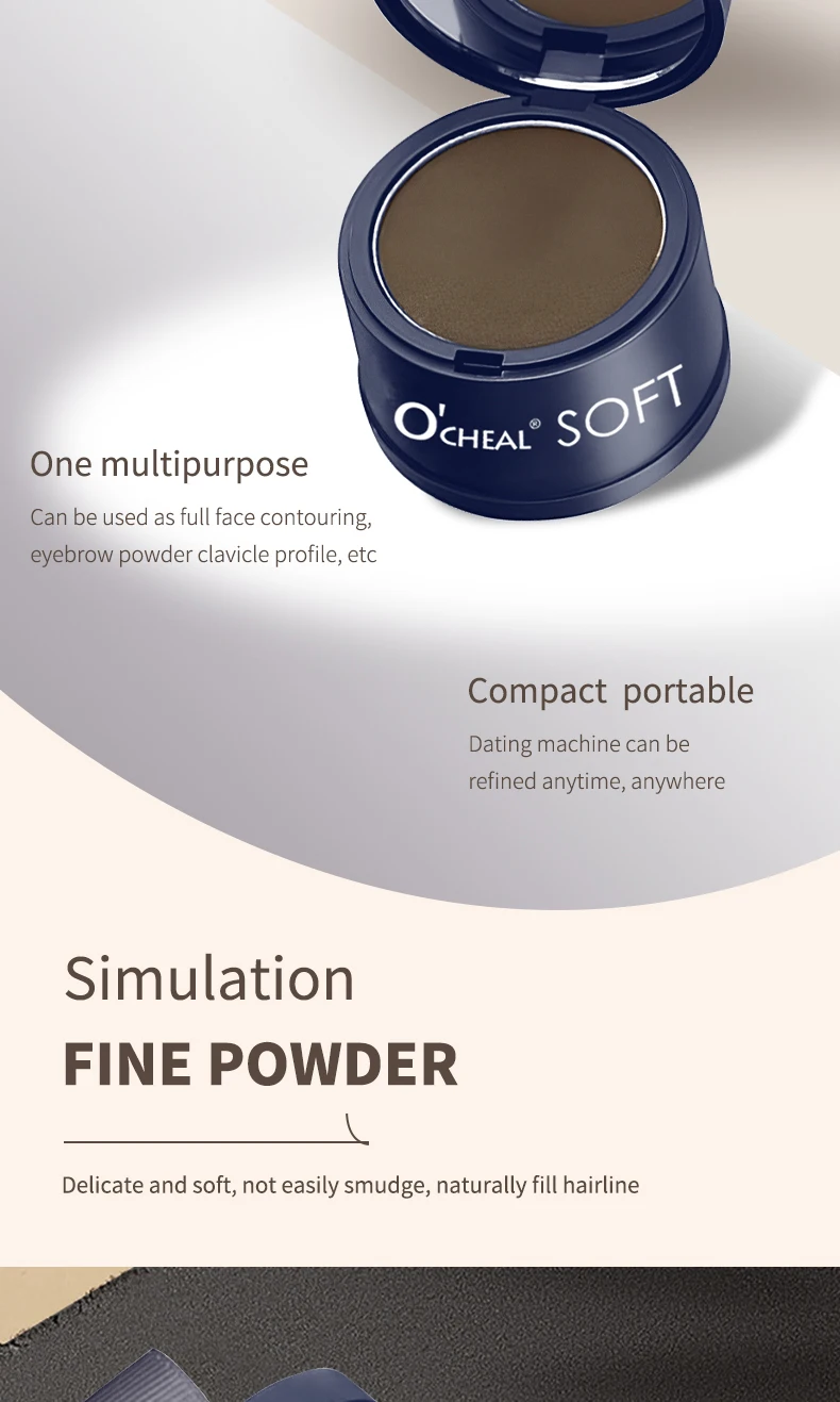 O'CHEAL Hairline Fluffy Powder Repair Volume Powder Shadow Shadow Powder Hair Concealer Coverage Fill Forehead Hairline – Detail 4