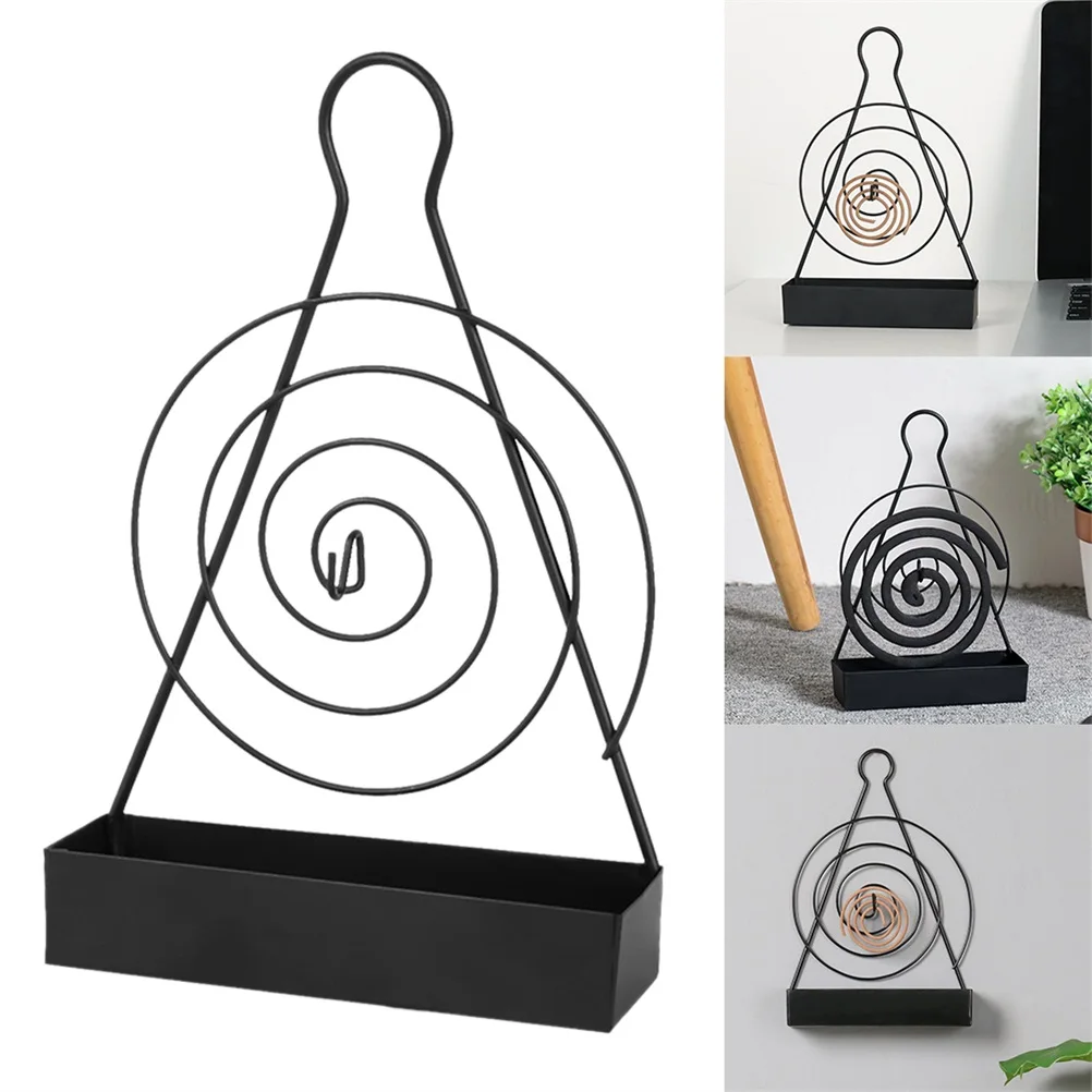 Spiral Mosquito Coil Holder Iron Mosquito Coil Frame Insect Repellent Incense Rack