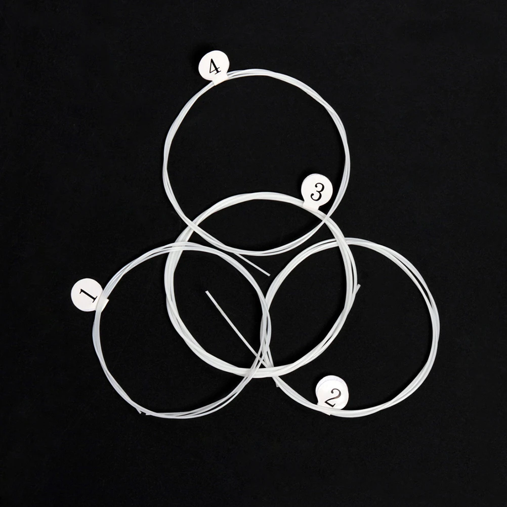

4 Pcs Ukulele Strings Nylon Wire Accessory Accessories Part Meter Music Instrument