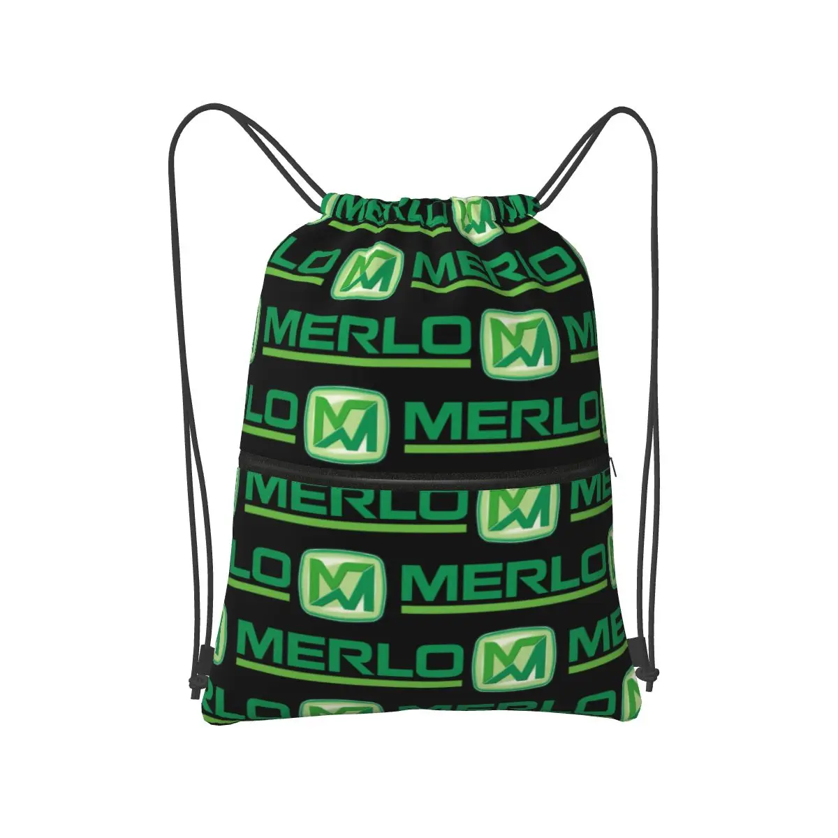 

Рюкзаки с логотипом Merlo, модные портативные карманные сумки на шнурке, сумки для книг для путешествий, школы