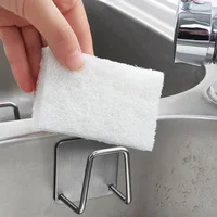 Stainless Steel Sink Sponge Rack For Sponge Steel Wire Ball Draining Paste The Inner Wall Of The Sink Kitchen Supplies 4