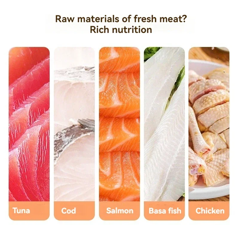 10 قطعة شرائط القط وجبات خفيفة للحيوانات الأليفة نكهات مختلفة حزمة القط وجبات خفيفة سائلة الدجاج سمك القد صيغة القط الرطب الغذاء التسمية 15 جرام/شريط