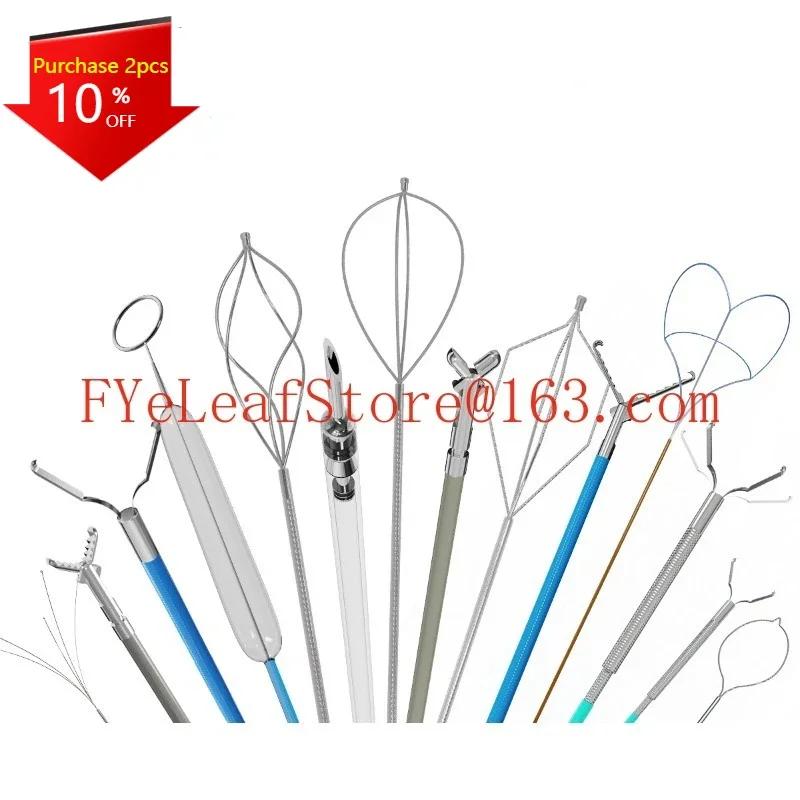 

Disposable Stone Fetching Basket Endoscope Foreign Body Taking Clamp Knot Bronchial V-Shaped Crocodile Mouth Three Four Five