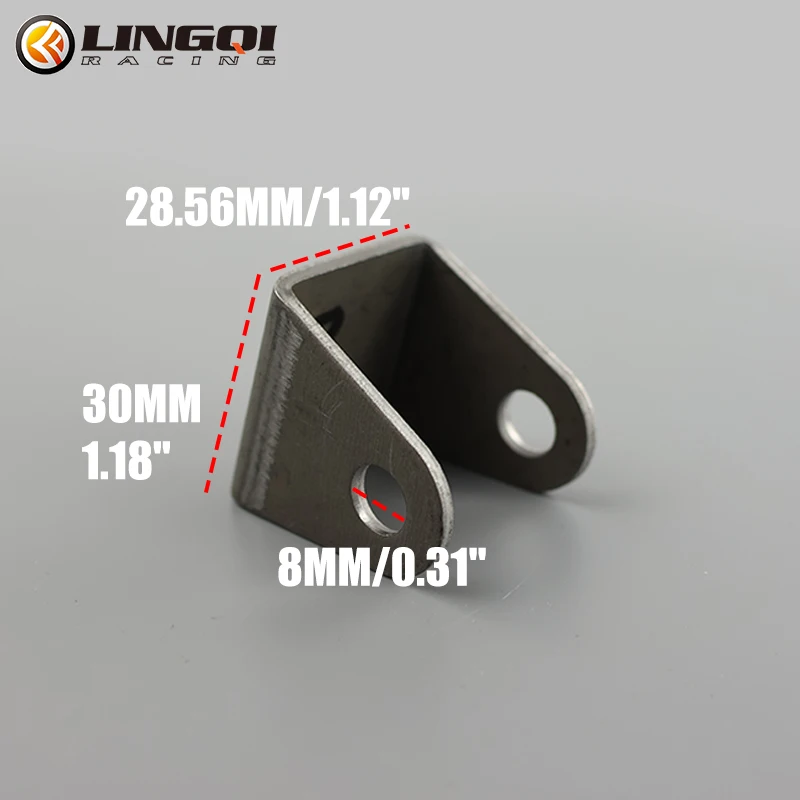 LINGQI RACING Motorcycle Shock Absorber Groove Ears Swing Arm Lifting Lug Bracket For ATV Dirt Pit Bike UTV Buggy Go Kart