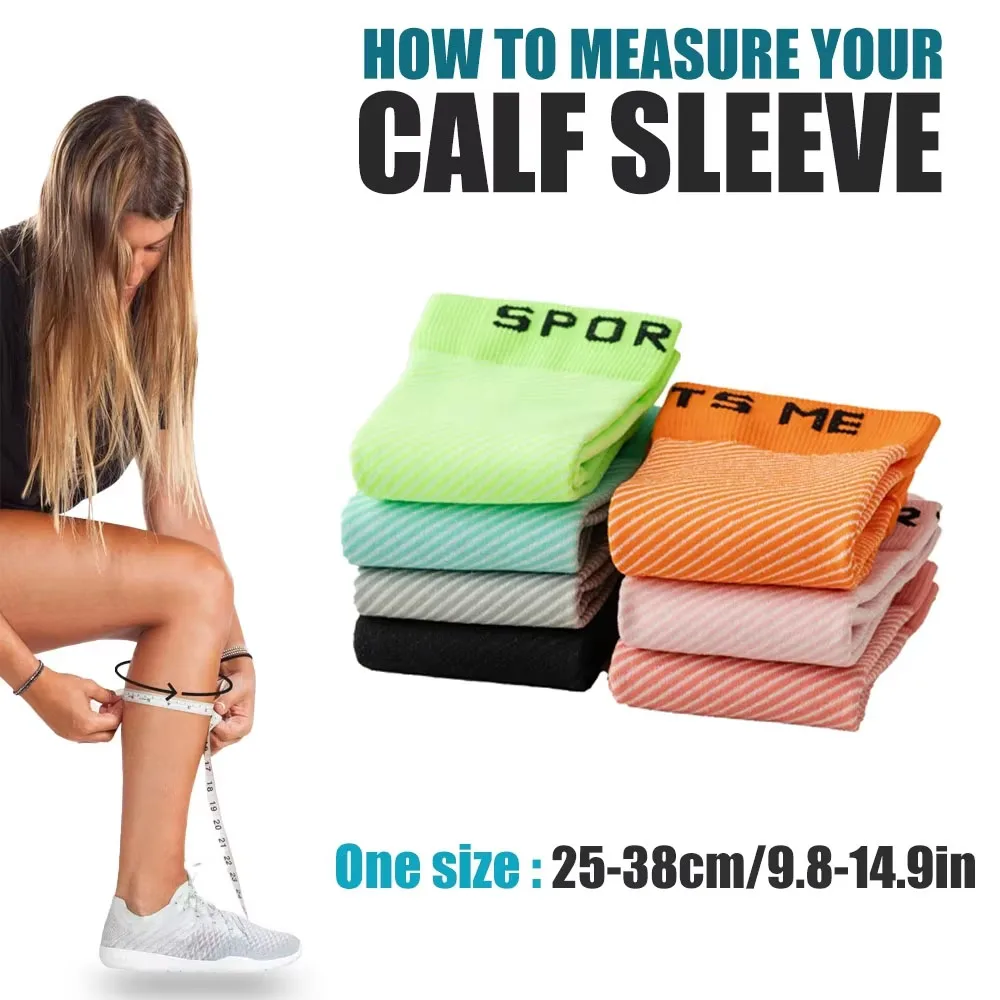 2Pcs Calf Compression Sleeves 20-30mmHg for Men/Women Shin Splints Running Leg Pain Relief New Design Nurses Compression Socks