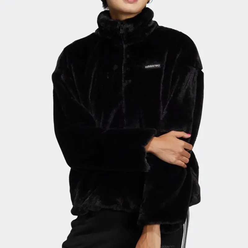 adidas-genuine-neo-winter-new-women's-sports-plush-warm-jacket-hg1612