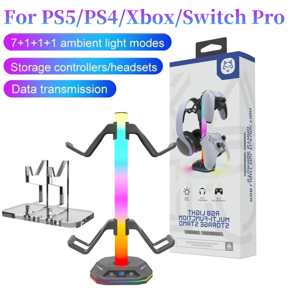 

Game Controller Headphone Stand For PS5/PS4/Xbox/Switch Desktop Storage Anti-Slip Storage Stand Gaming Accessories