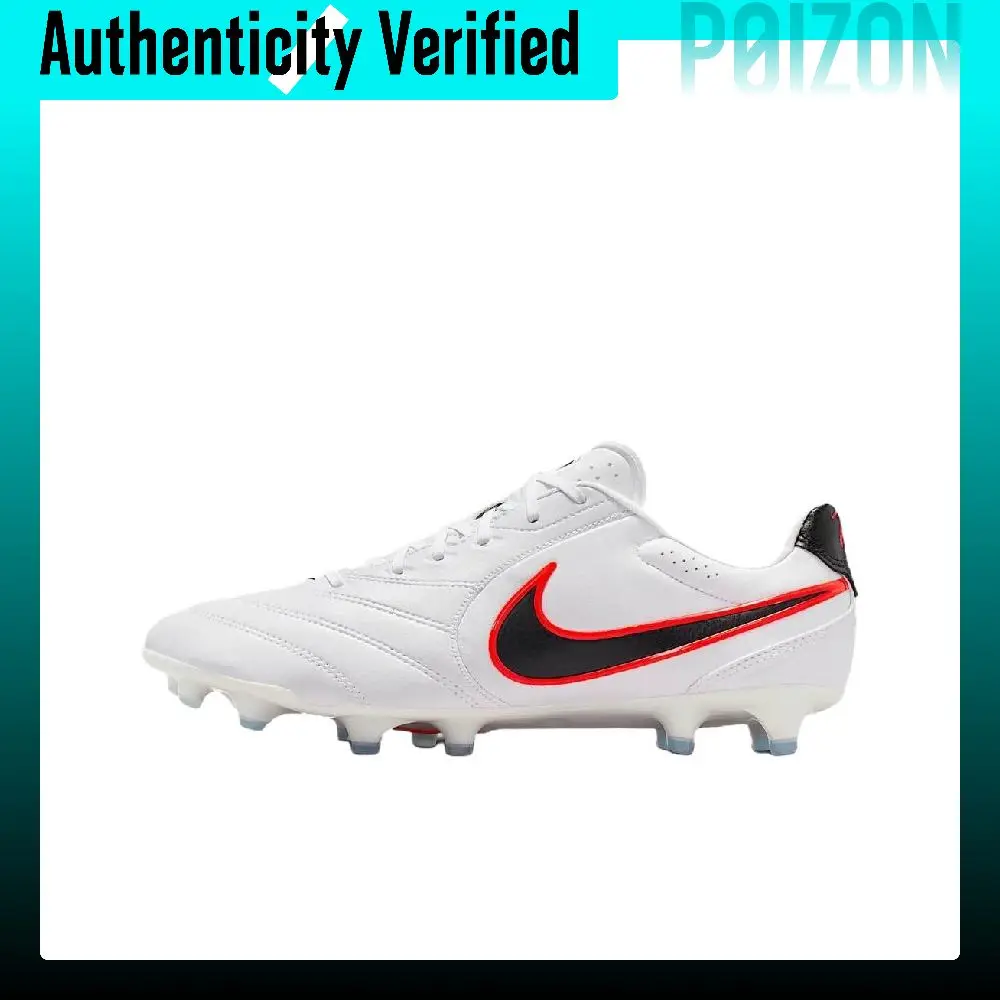 Zapatos de Fútbol Nike Tiempo Ligera Unisex Blanco Rojo HQ3158-106