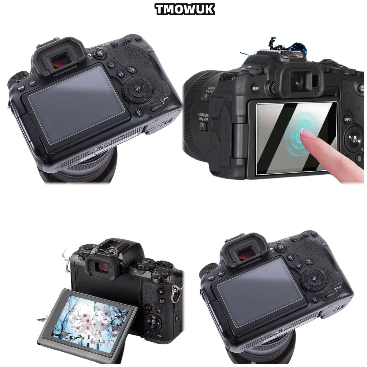 

For Canon 5D3 5D4 5DR 5DS 1DX, Professional LCD Screen Protector, Dust Repellent.