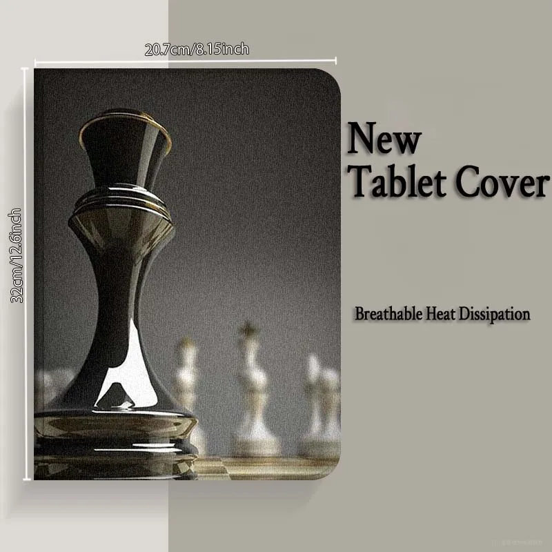 الشطرنج الفن نمط رائع ل Xiaomi Redmi Pad 2 7 8 6 6S 5 4 SE Pro 8.8 11 8.7 11.2 12.4 Ultra Plus Max اللوحي