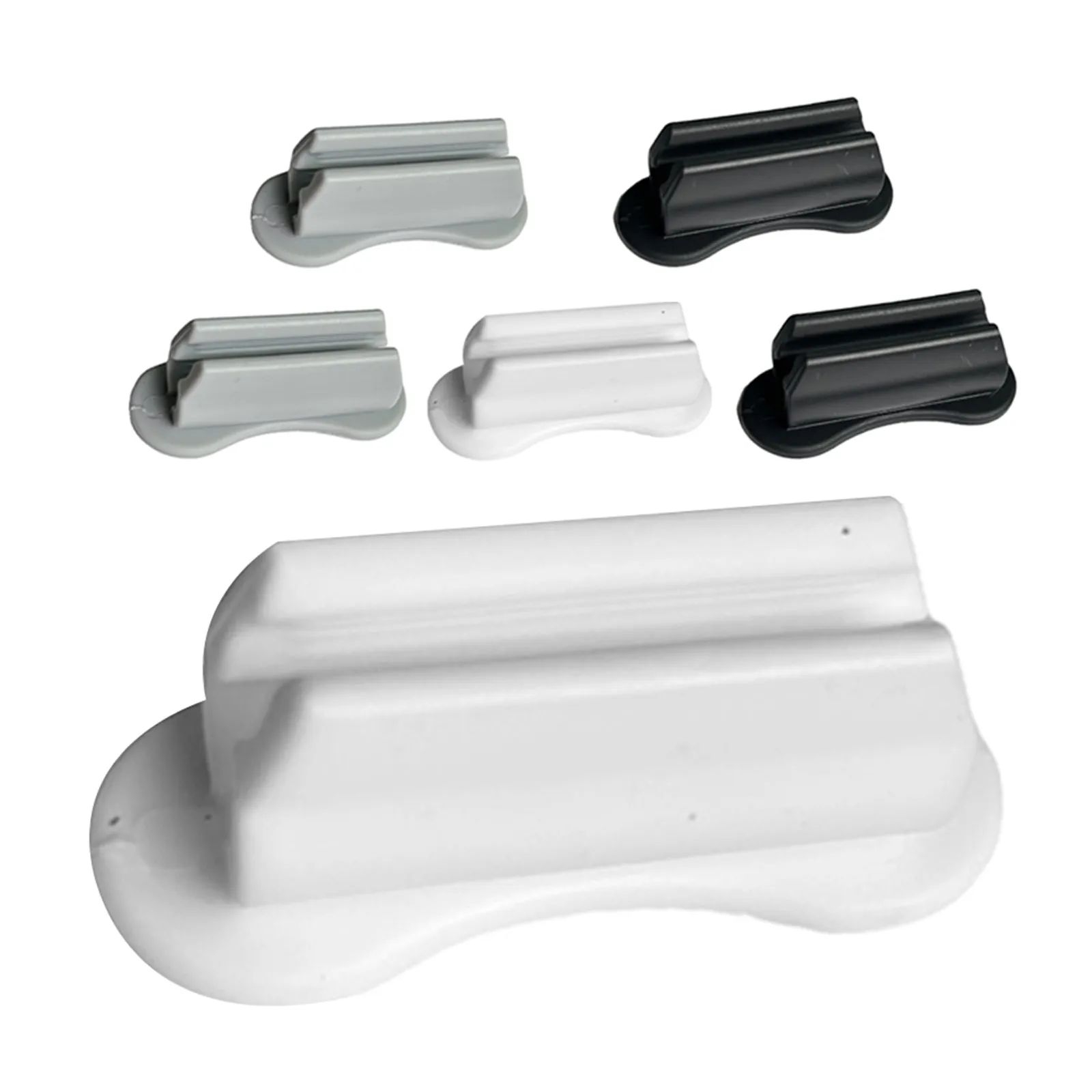 

6Pcs Silicone Pen Holder Clip Nonslip Flexible Gourd Shape Pencil Holder for Desk Journal Notebook Clipboard Refrigerator Wall