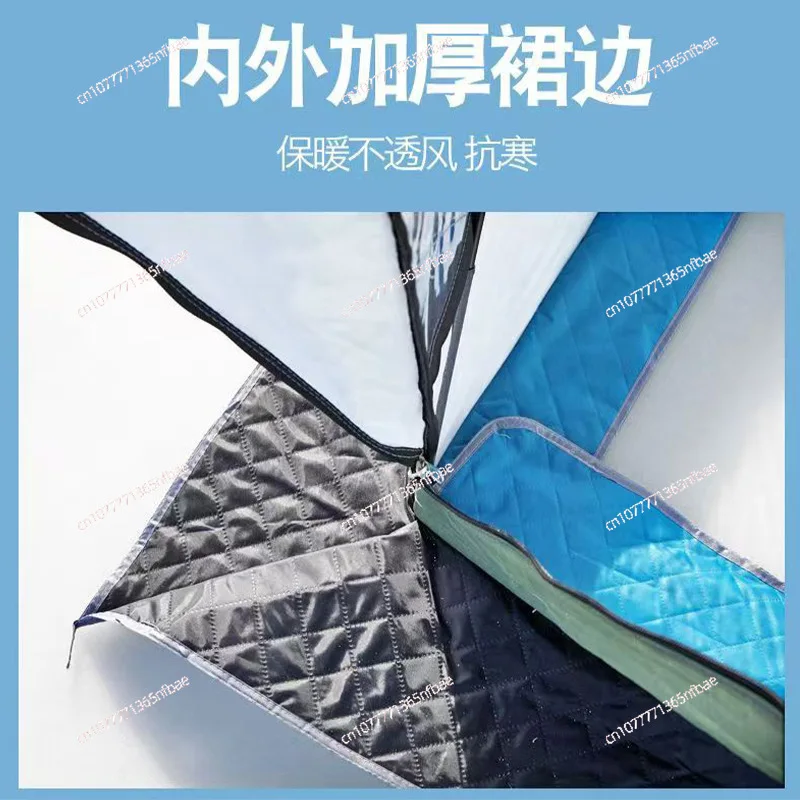 Quick‑Open Winter Fishing Tent Thickened Insulated Ice Fishing Shelter for Camping Outdoor Fishing