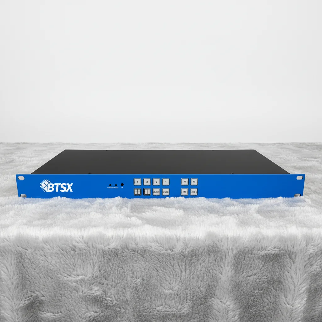 4K60Hz HDMI 2.0 Multer 4x3 Port KVM Switcher Support Quad Screen Display Pure Hardware BIT-MV-U1-MD403