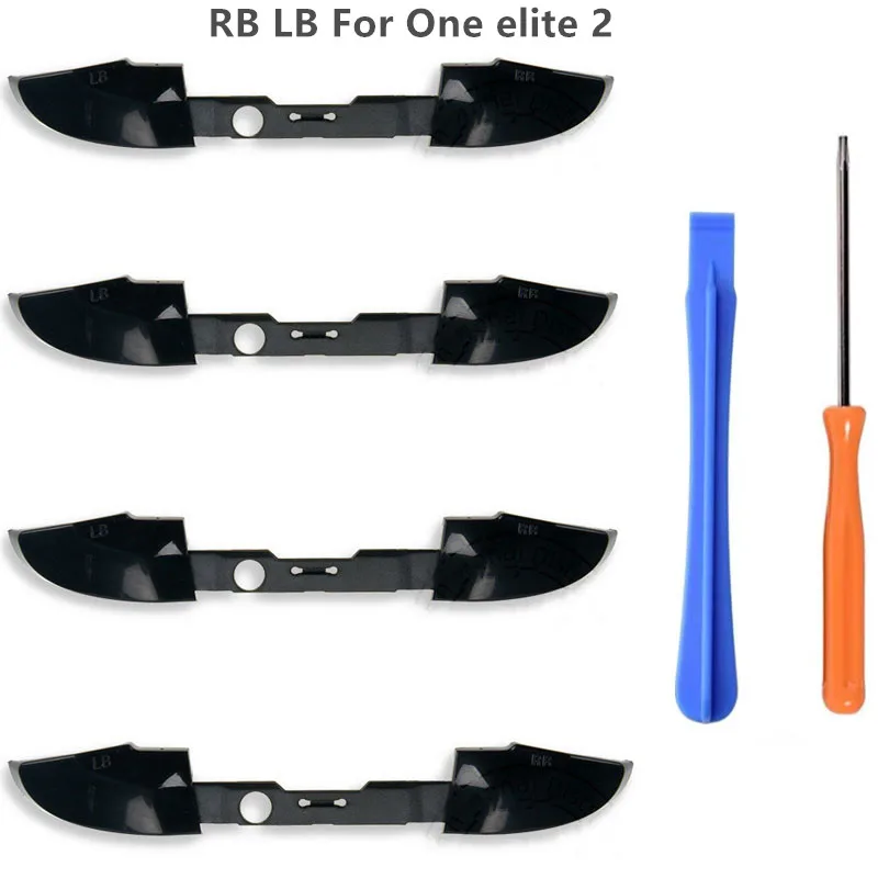 4 sztuki / partia do kontrolerów Xbox One Elite 2 Zderzaki LB RB Przyciski spustowe Zamiennik do naprawy wspornika ramię Elite Series 2