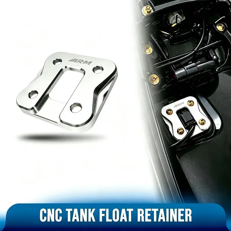 Tank Float Retainer for Mio I125 & Mio Sporty Full CNC Aluminum Non-Fade Color High Precision Motorcycle Replacement Accessory