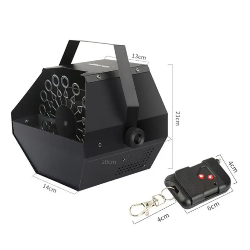 YSUN-آلة الفقاعات الأوتوماتيكية للتحكم عن بعد متضمنة لحفلات الزفاف والمهرجانات وحفلات DJ ماكينة فقاعات بمقبس الاتحاد الأوروبي #6