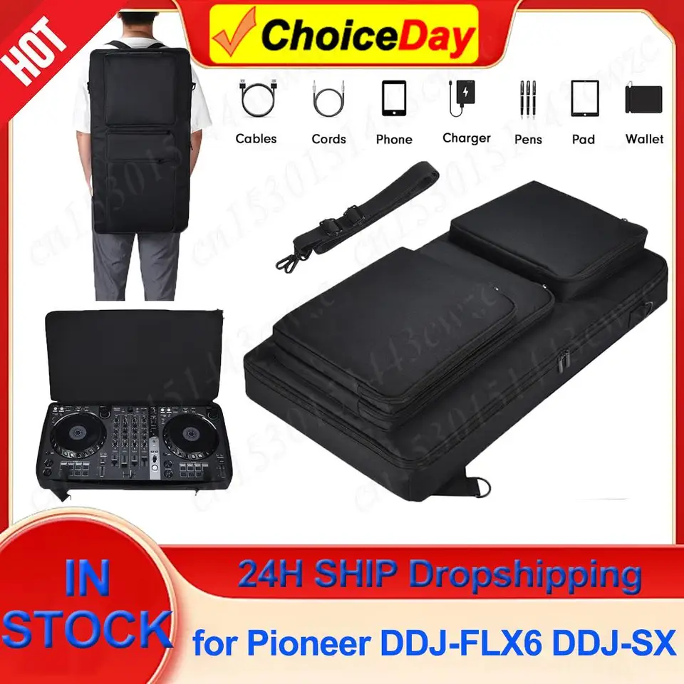 DJ Controller Padded Storage Bag for Pioneer DDJ-FLX6 DDJ-SX DDJ