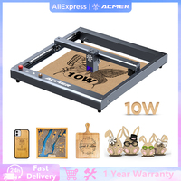 ACMER P2 10W Laser Engraving Machine DIY Logo CNC Laser Engraver With 10W Laser Head Woodworking Tools For Leather Wood Acrylic