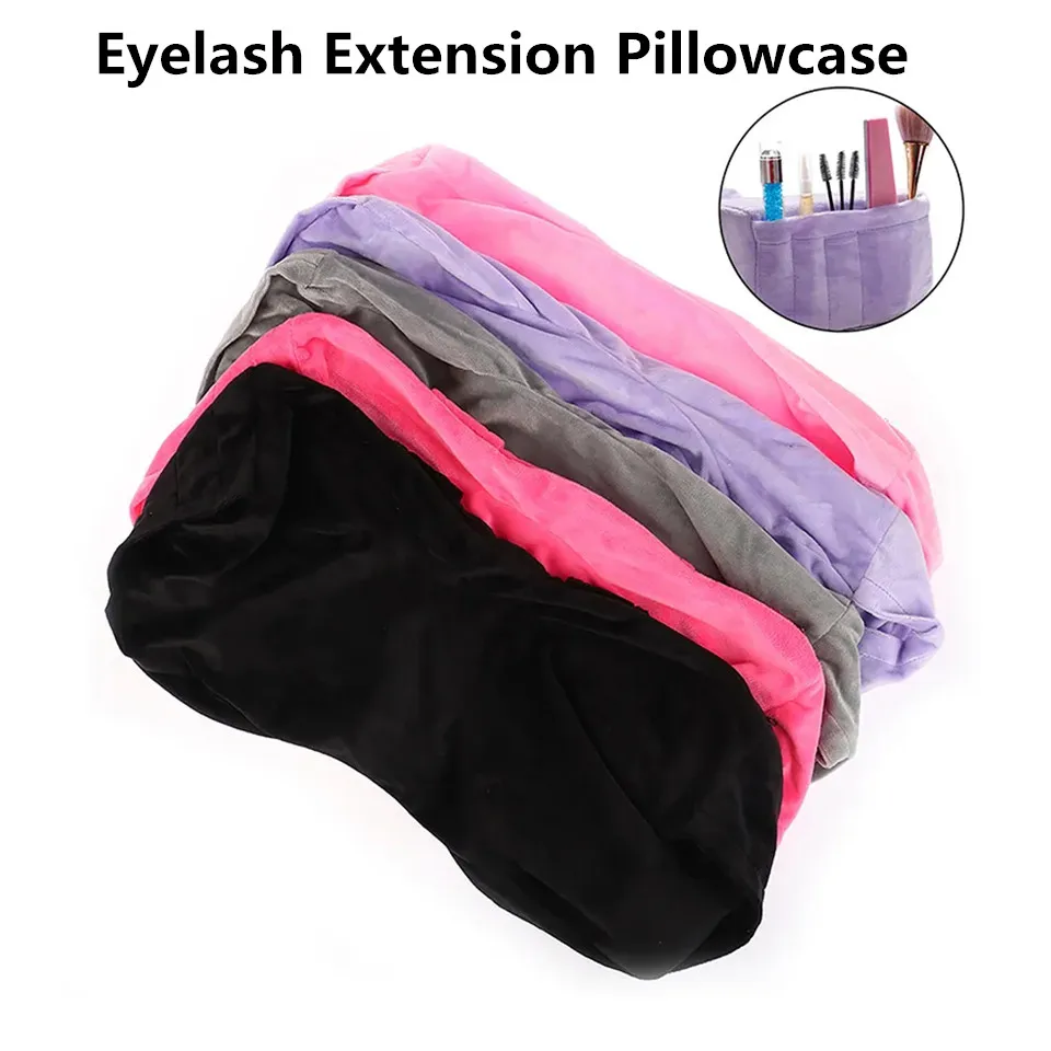 

1pcs Eyelash Extension Pillow Pillow Cover Flannel Grafting Eyelashes Pillows Replace Cover Lash Pillow Cover MakeUp Tools