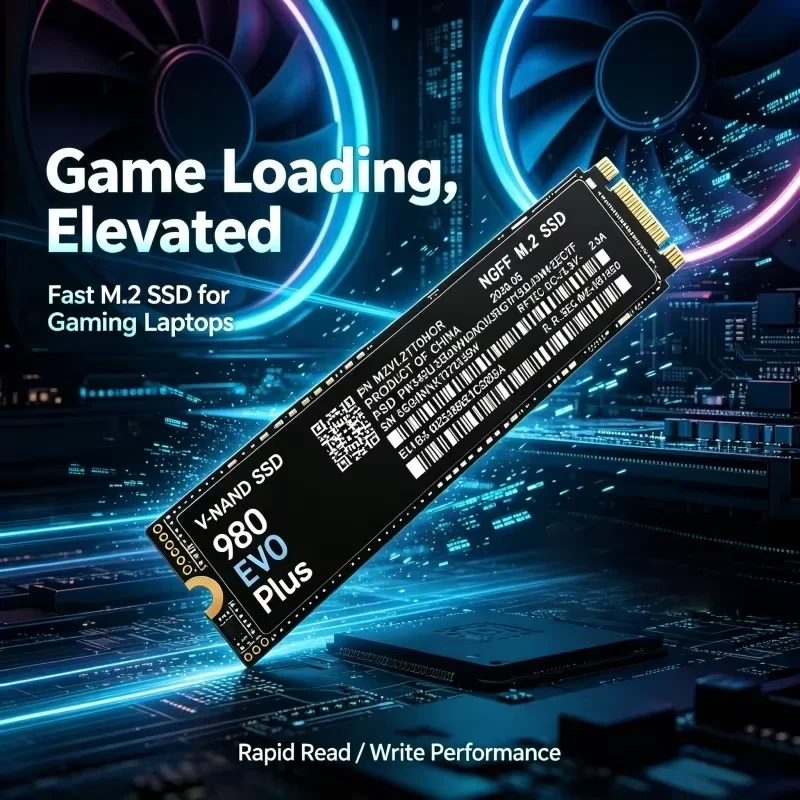 980 EVO plus M.2 NGFF SSD TLC 3D NAND 2280 Internal Solid State Drive 1TB 2TB 4TB For Gaming Desktop Laptop PC Storage
