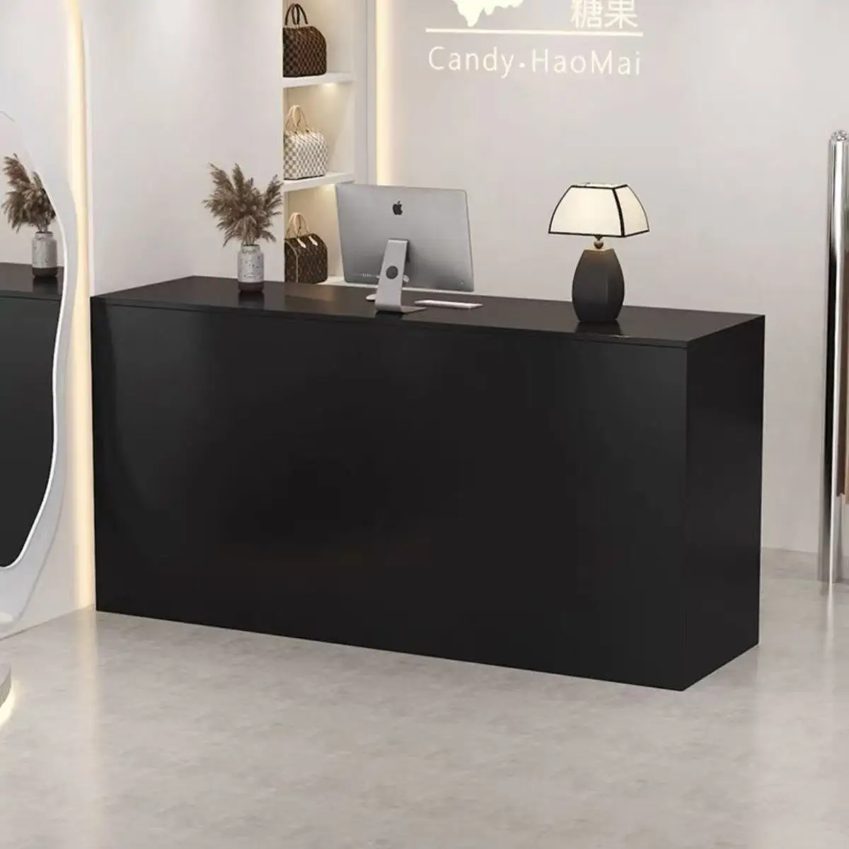

&c Small Cash Register Counter in Clothing Store, Island Bar, Reception Desk in Beauty Salon, Best-selling Item Counter