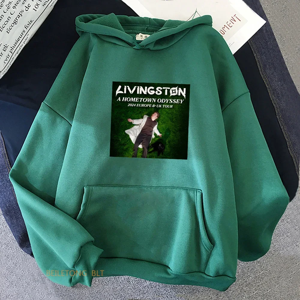 Livingston 2024 Europe & UK Tour Graphic Hoodies A Hometown Odyssey Album Sweatshirts Ropa Mujer Women/Men Clothing Sudaderas