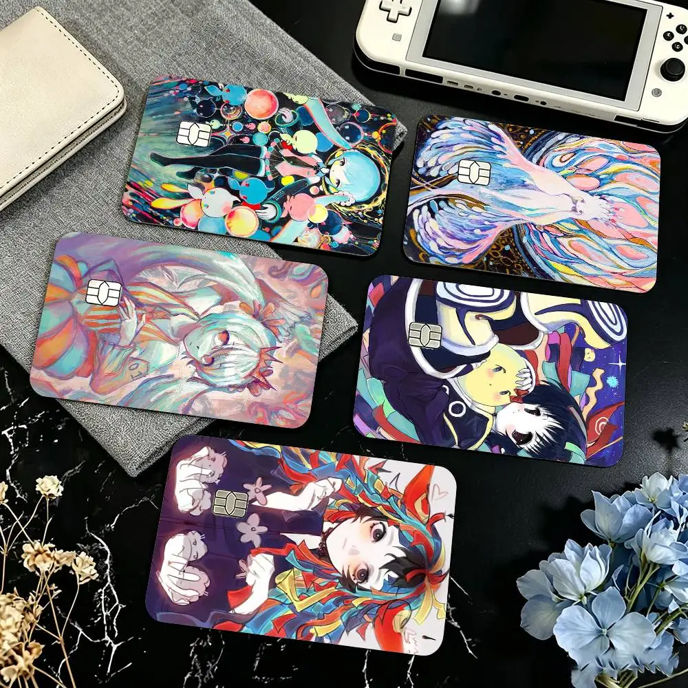 K-Kikuos Art Album Credit Card HD Stickers Game Card Decal Small Chip Waterproof Sticker Gift