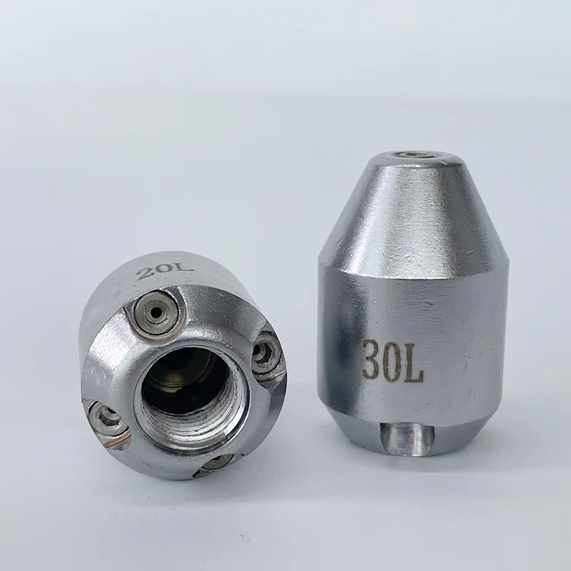 

Sewer Jetter Nozzle Kit Stainless Steel Jet Nozzle Pressure Washer Accessories 5000 Psi