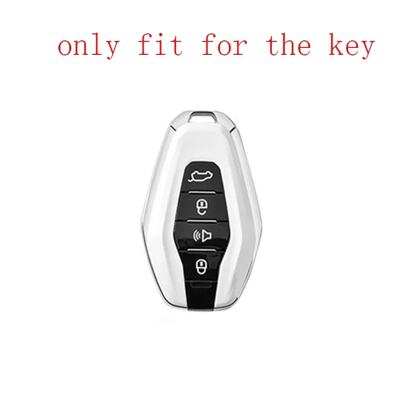 Silicone Car Key Cover Case for Chery JETOUR X70 X70plus X70m X90plus X95pro 4button Car Key Accessories