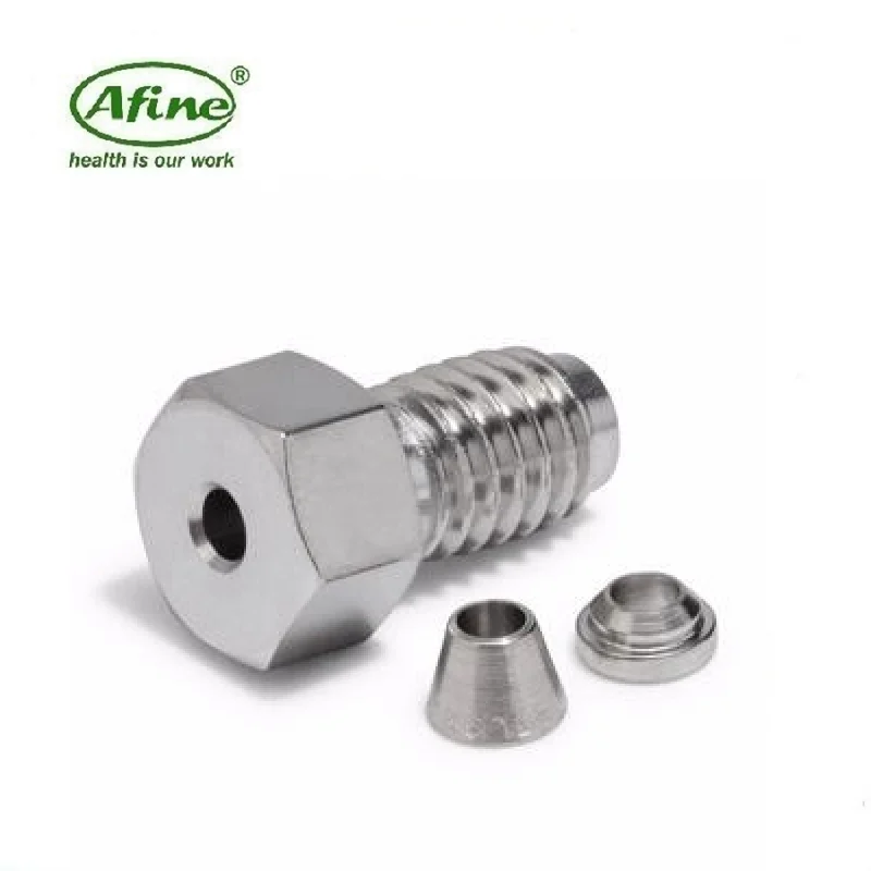 

AFINE Agilent 5005-0068 Stainless Steel Fittings with Intermediate Long Screw (SI), 10/pk