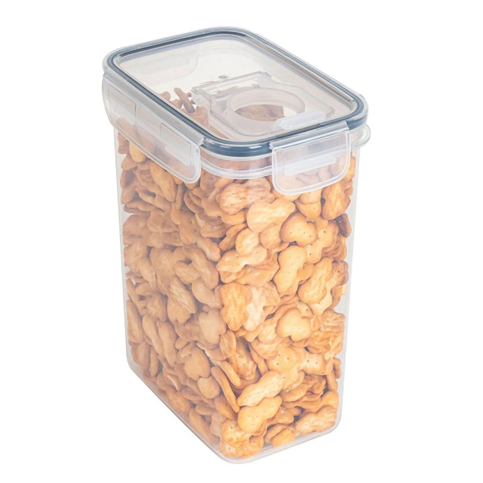 Sealed Plastic Food Storage Box Cereal Candy Dried Jars With Lid Fridge StorageTank Containers Household Items Kitchen Organizer