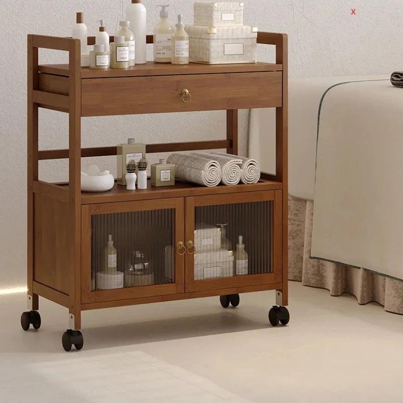 

Salon Special Mobile Tool Trolley Non-wood Nail Beauty Trolley Shelf Beauty Salon Storage Storage Cabinet Furniture