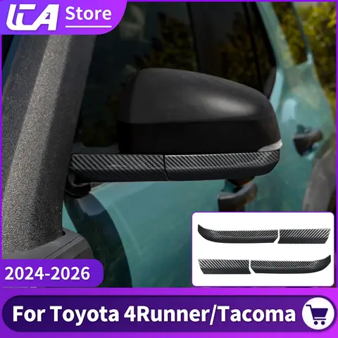 For Toyota 2024 2026 Tacoma 2025 4Runner N500 Car Mirror Trim Strip Anti-Scratch Protection Decorative Upgrade Exterior Styling