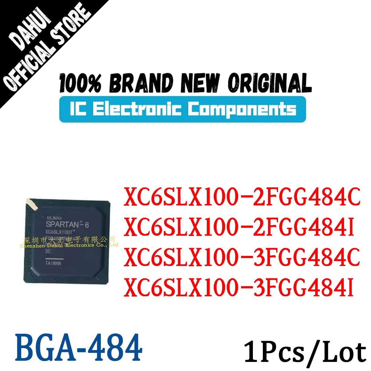 XC6SLX100-2FGG484C XC6SLX100-2FGG484I XC6SLX100-3FGG484C XC6SLX100-3FGG484I BGA484 Programmable logic chip IC new original