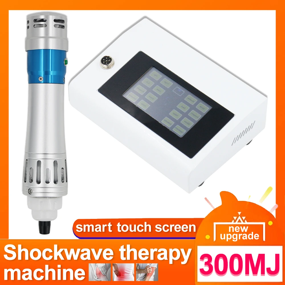 

New Shockwave Therapy Machine for ED Treatment Relieve Muscle Soreness Physiotherapy 300MJ Shock Wave Equipment 7 Heads