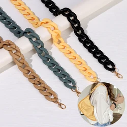 Acrylic Bag Chain Bag Strap Replaceable Removable Bag Accessories Colourful Women's Resin Chain of Bag Purse Chain