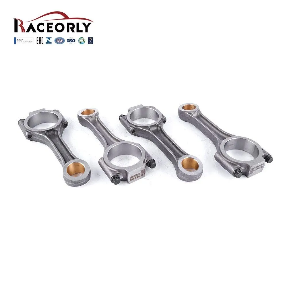 RACEORLY 4* Connecting Rod For VW 09-14 Amarok Jetta Multivan 2.0TDI Diesel 038105401J, 038198401F, 038198401