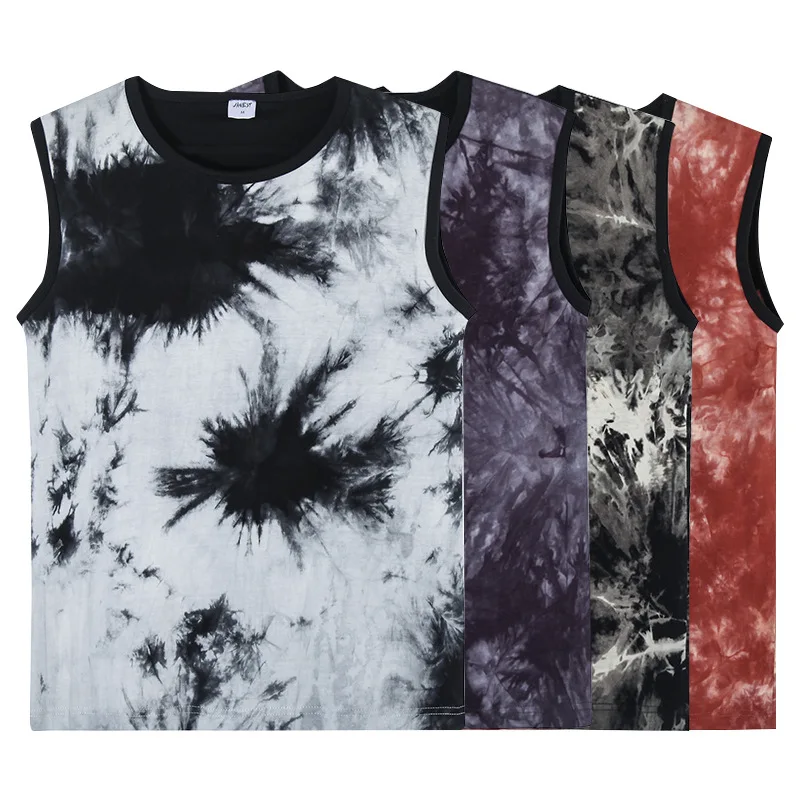 

Tomboy Singlet Tie Dye Chest Binder Front Bandage Side Buckle Tank Top Flat Breast Binder Lesbian Vest For Women