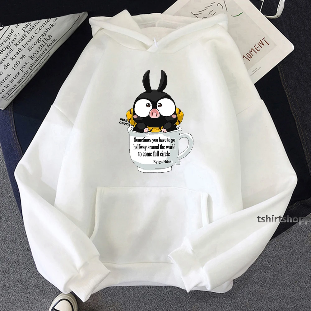 Anime Ranma 1/2 Hoodies women Aesthetic Clothes Kawaii P-Chan Tops Spring Autumn Sweatshirt Manga Hoodie men Harajuku Sudaderas