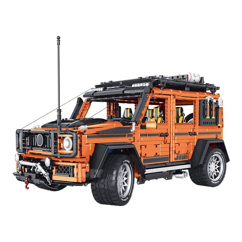 GULY 10642 MOC Technical Remote Control Off-Road Vehicle Building Blocks Model Car Bricks Toys for Boys Christmas Gift Set view 6