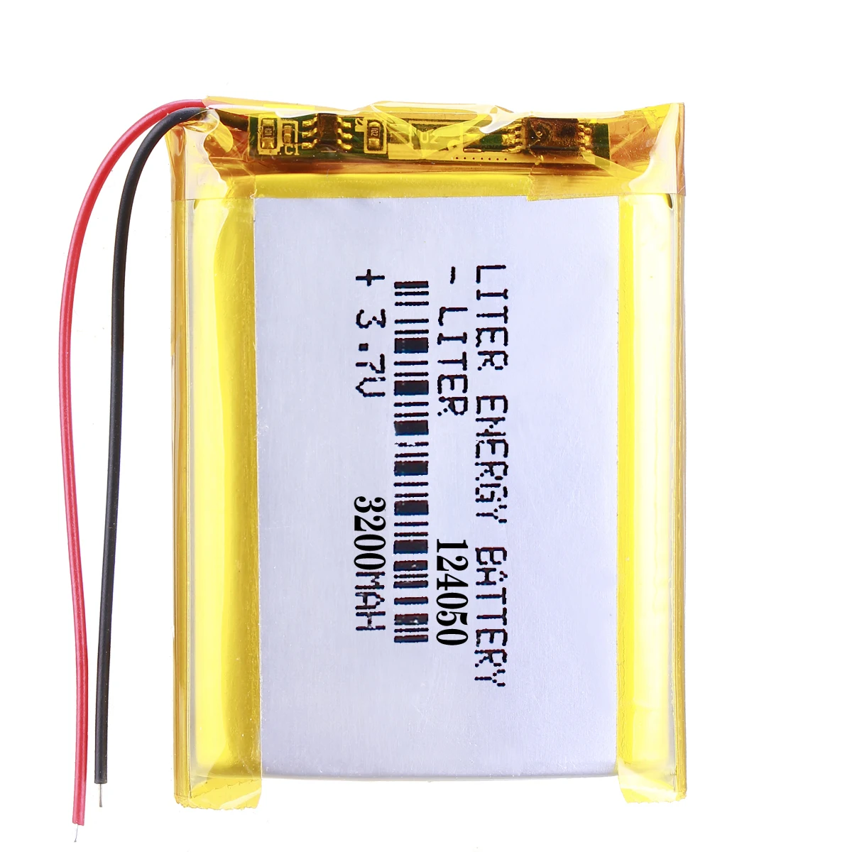 124050 3,7 V 3200 mAh Lithium-Polymer-LiPo-Akku für MP3-Kopfhörer, PAD, DVD, Bluetooth-Kamera