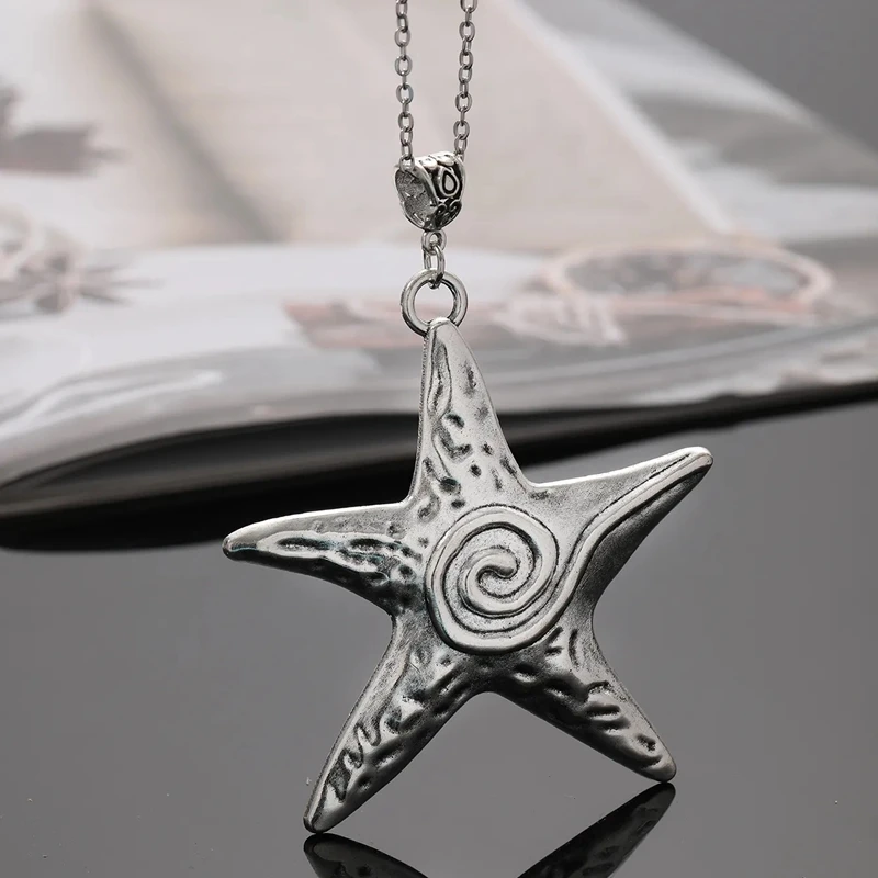 New style - male and female star pendant necklace, starfish, Hyperbola, fashion jewelry, novelty