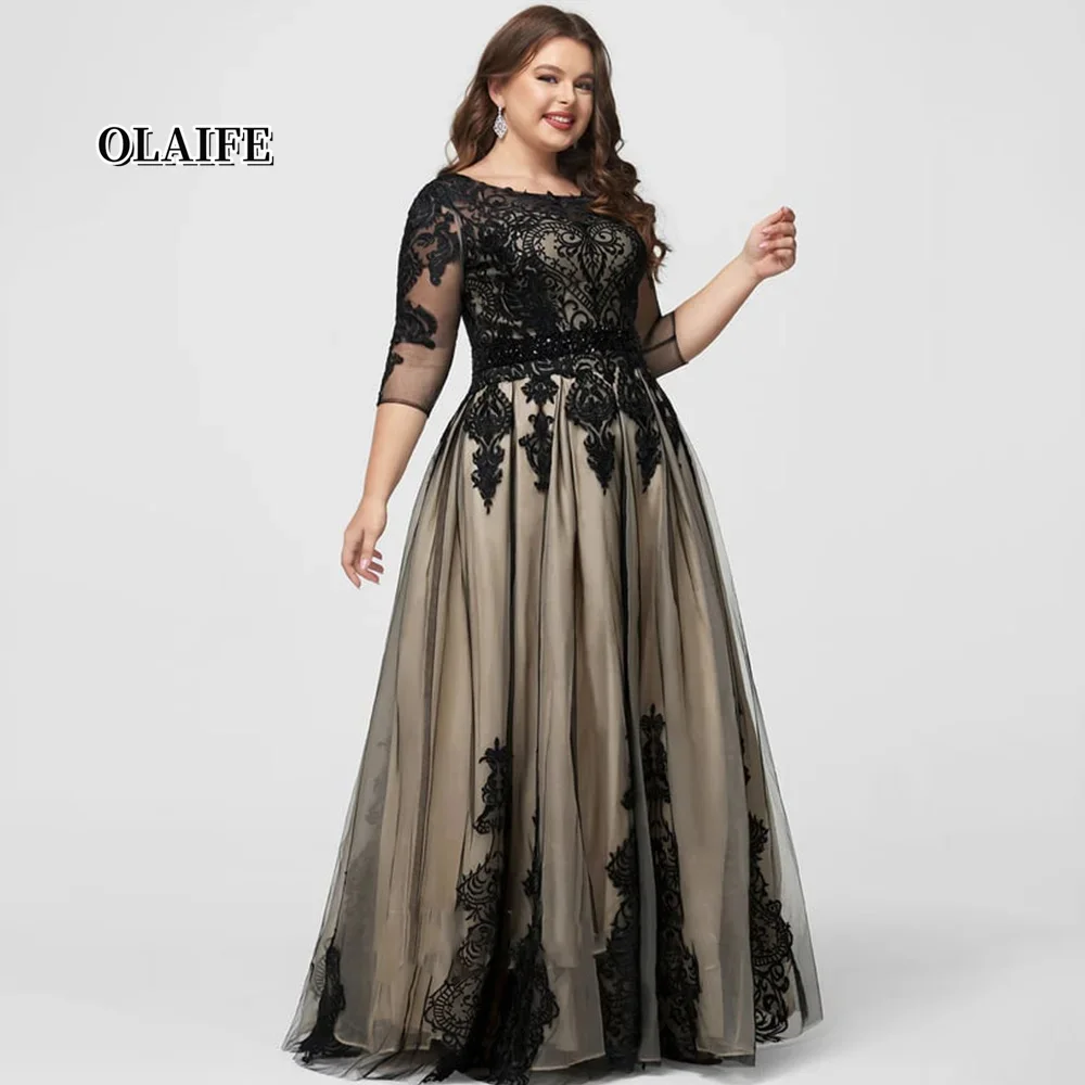 Princess Ball-Gown Evening Dresses Scoop Neck Party Dresses Tulle Formal Dresses Beading Vestidos De Fiesta فساتين السهرة