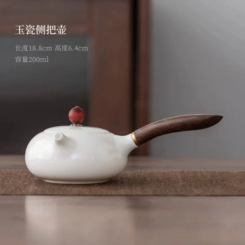 Household Ceramic Kung Fu Teapot Side handle pot Longdan Pot Xishi Pot Bubble Teapot, Chinese Tea Pot