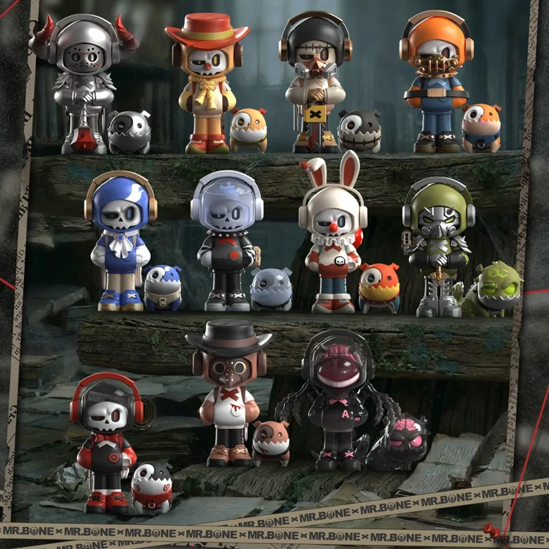 

MR.BONE Mini 3 The Wicked Union Series Blind Box Action Figure Mystery Box Trend Animation Peripheral Desktop Collection Gifts