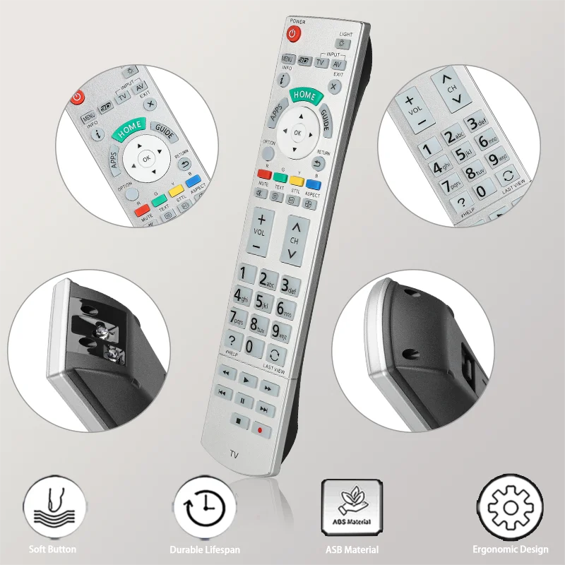 N2QAYB000858 For Panasonic Remote Control Replacement, For Panasonic LED TV TH-L50DT60A TH-L55DT60A TH-L60DT60A TH-L47WT60A