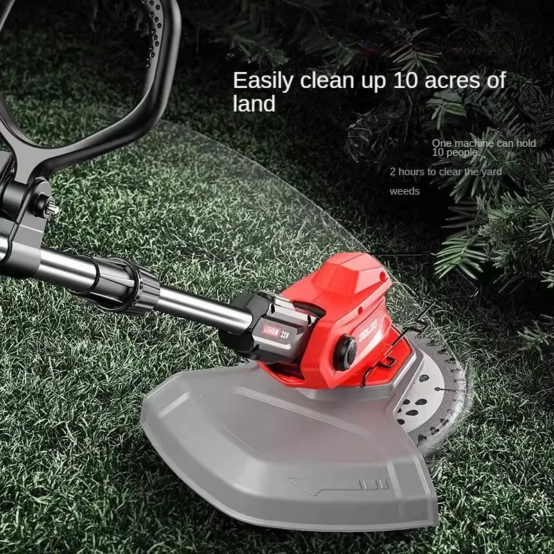 Powerful Cordless Grass Trimmer with Lithium-Ion Battery and Multifunction Capability for Home Gardening