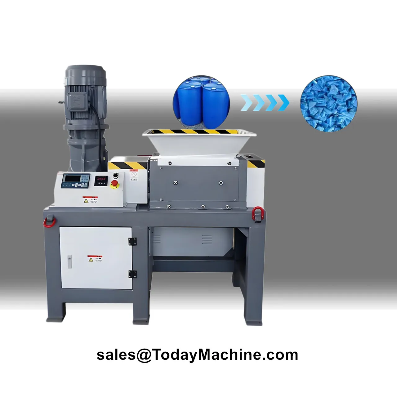 Double Shaft Shredder Machine for Industrial Plastic Waste Recycling