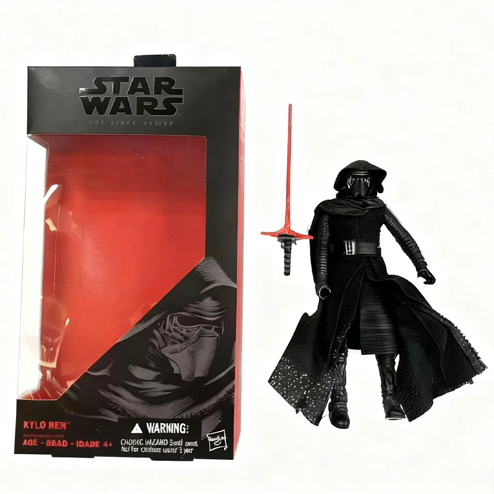 Hasbro Star Wars the Black Series Kylo Ren Action Figure Giocattolo da collezione da 6 pollici per i fan della base Starkiller