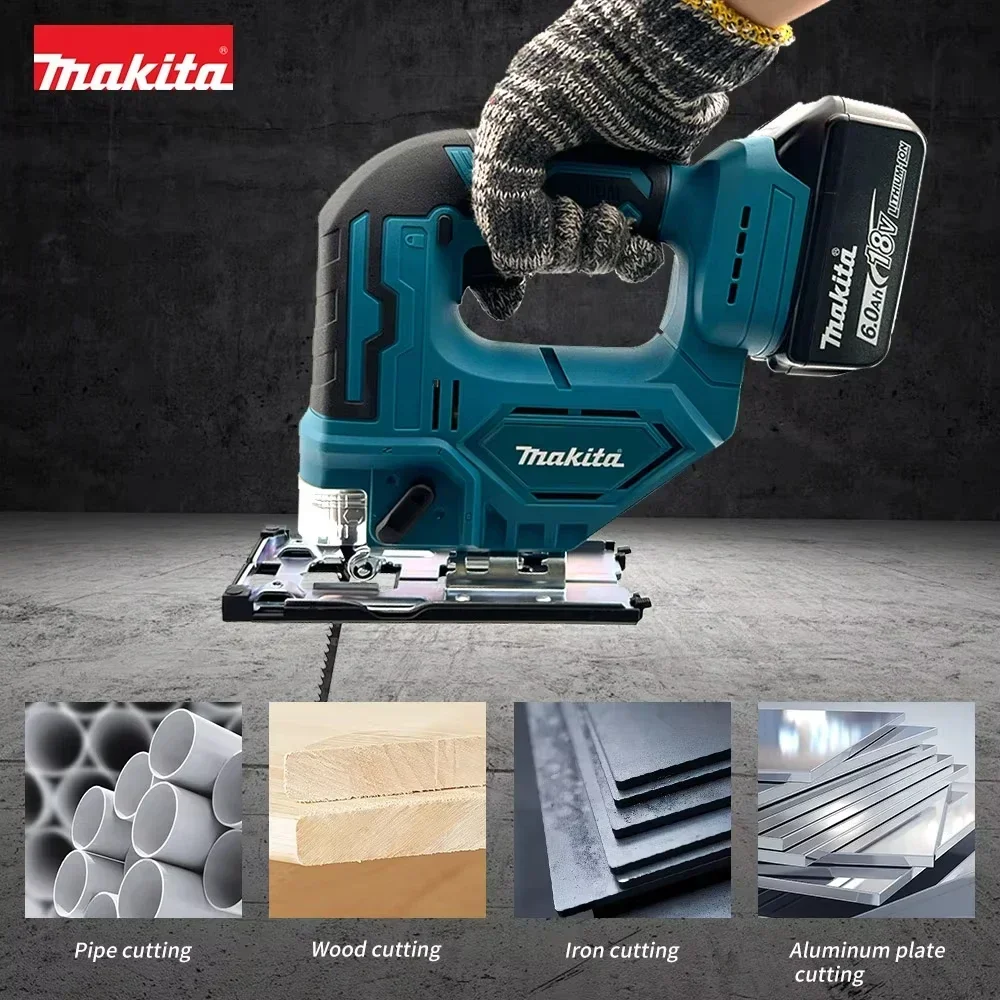 

Makita DJV182Z 340W Brushless Jigsaw Electric Jig With Saw Blade Cordless Barrel Handle Jigsaw Portable Carpenter Power Tool